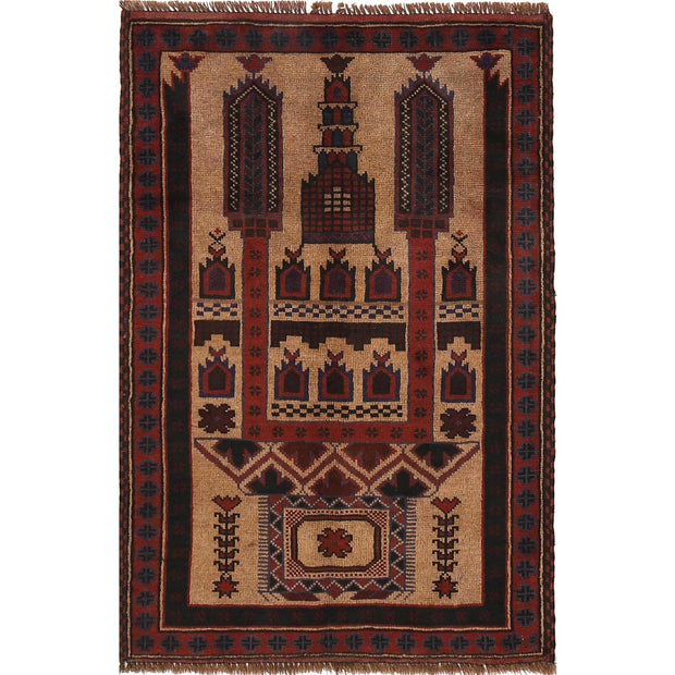Prayer Rug 2'8" x 4'3" - No. AL77085
