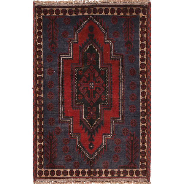 Baluchi Rug 3'0" x 4'5" - No. AL86604
