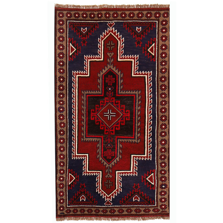 Baluchi Rug 2'9" x 4'9" - No. AL56656