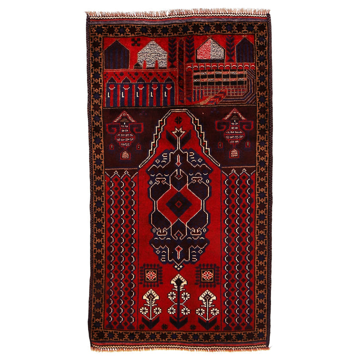 Prayer Rug 2' 9" x 5' 1" - No. AL56406