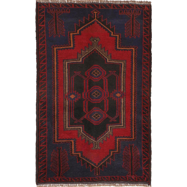 Baluchi Rug 2'9" x 4'7" - No. AL57824