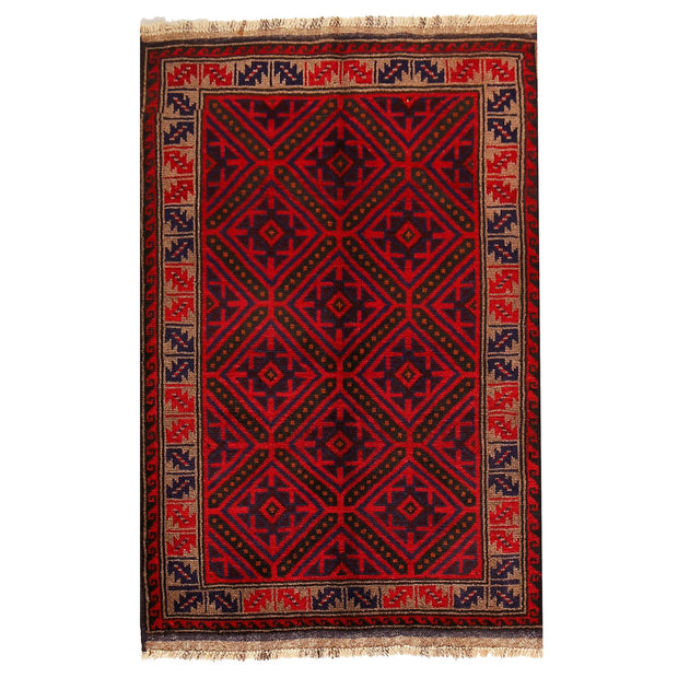 Baluchi Rug 2'9" x 4'5" - No. AL74878
