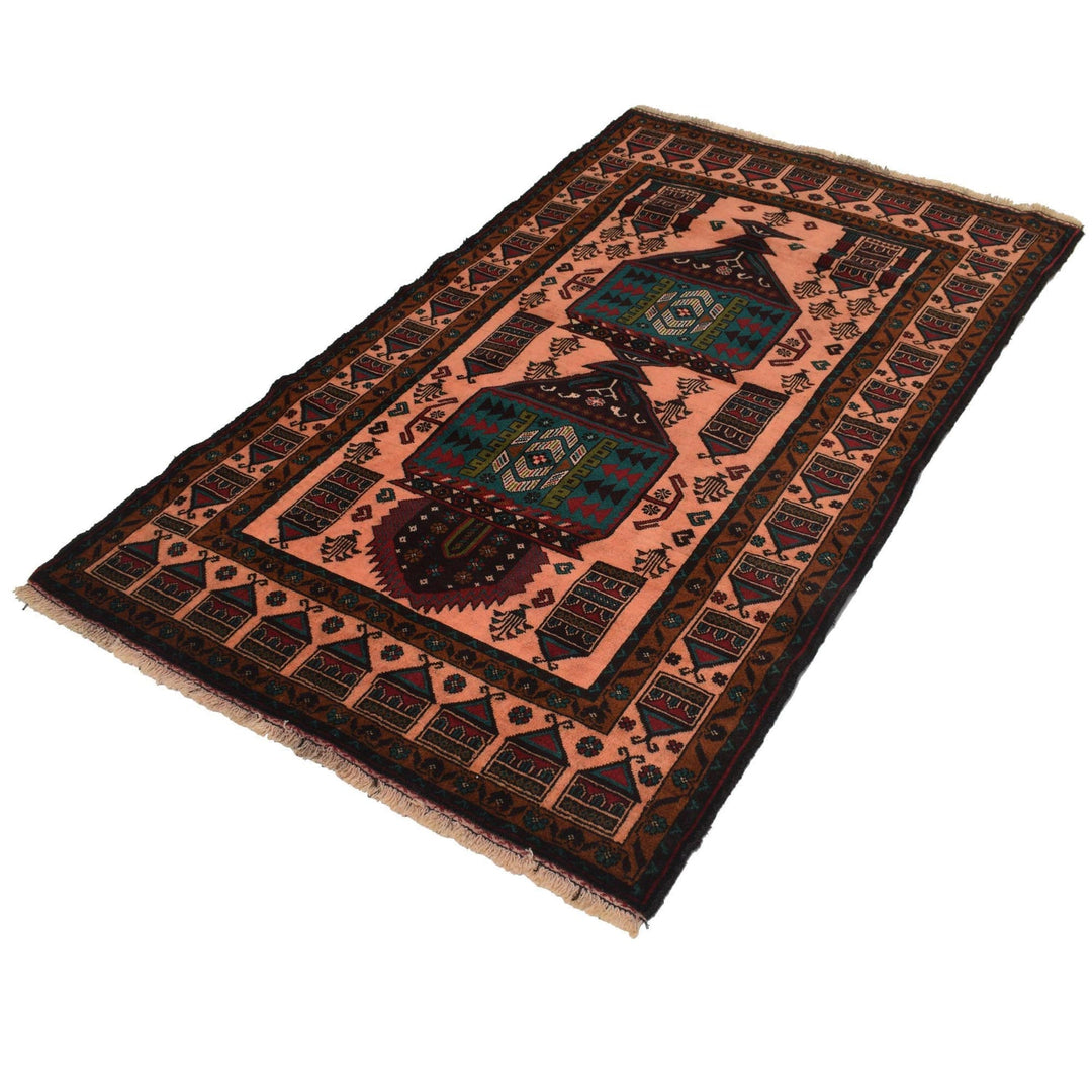 Baluchi Rug 3' 4" x 6' 1" - No. AL17513