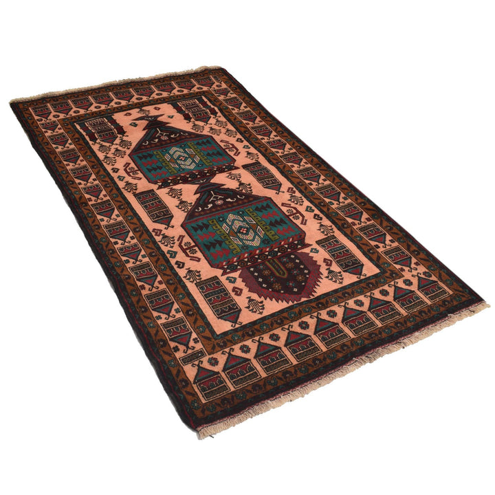 Baluchi Rug 3' 4" x 6' 1" - No. AL17513
