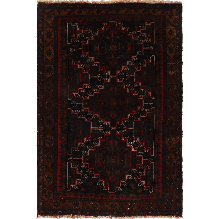 Baluchi Rug 3' 7" x 5' 3" - No. AL52324
