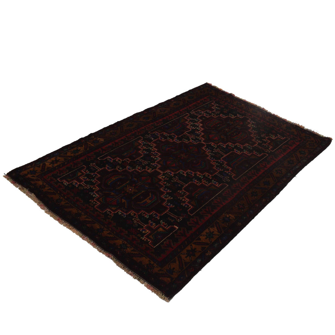 Baluchi Rug 3' 7" x 5' 3" - No. AL52324
