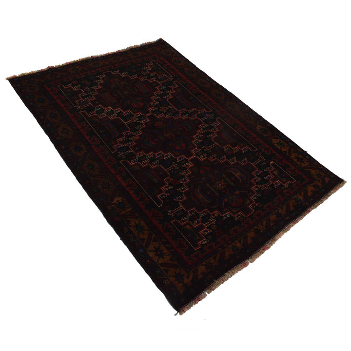 Baluchi Rug 3' 7" x 5' 3" - No. AL52324