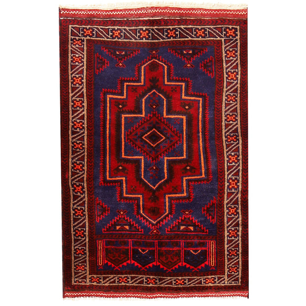 Baluchi Rug 2'9" x 4'3" - No. AL80365