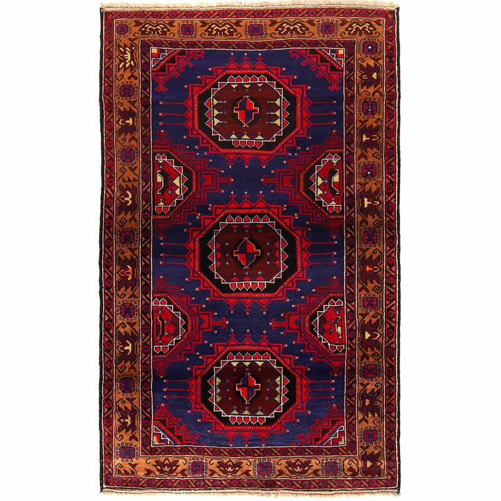 Baluchi Rug 3' 8" x 6' 4" - No. AL61828