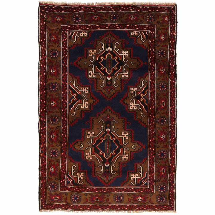 Baluchi Rug 4' 1" x 6' 4" - No. AL54102