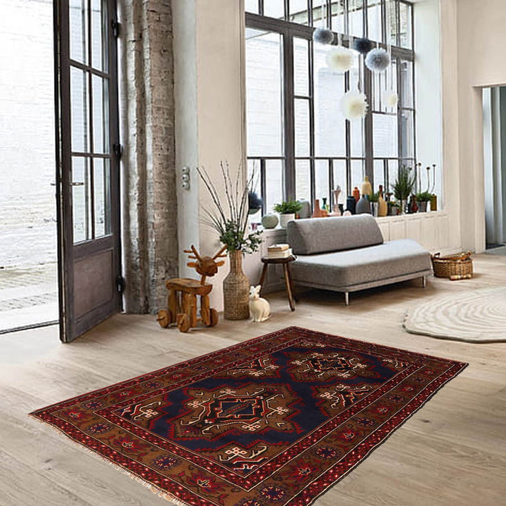 Baluchi Rug 4' 1" x 6' 4" - No. AL54102