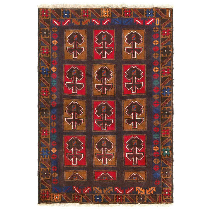 Baluchi Rug 3' x 4'4" - No. AL88444