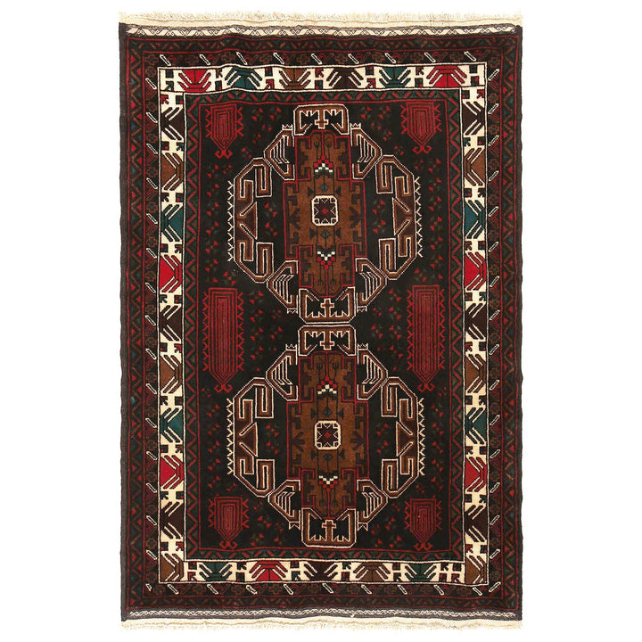 Baluchi Rug 3'2" x 4'9" - No. AL23528