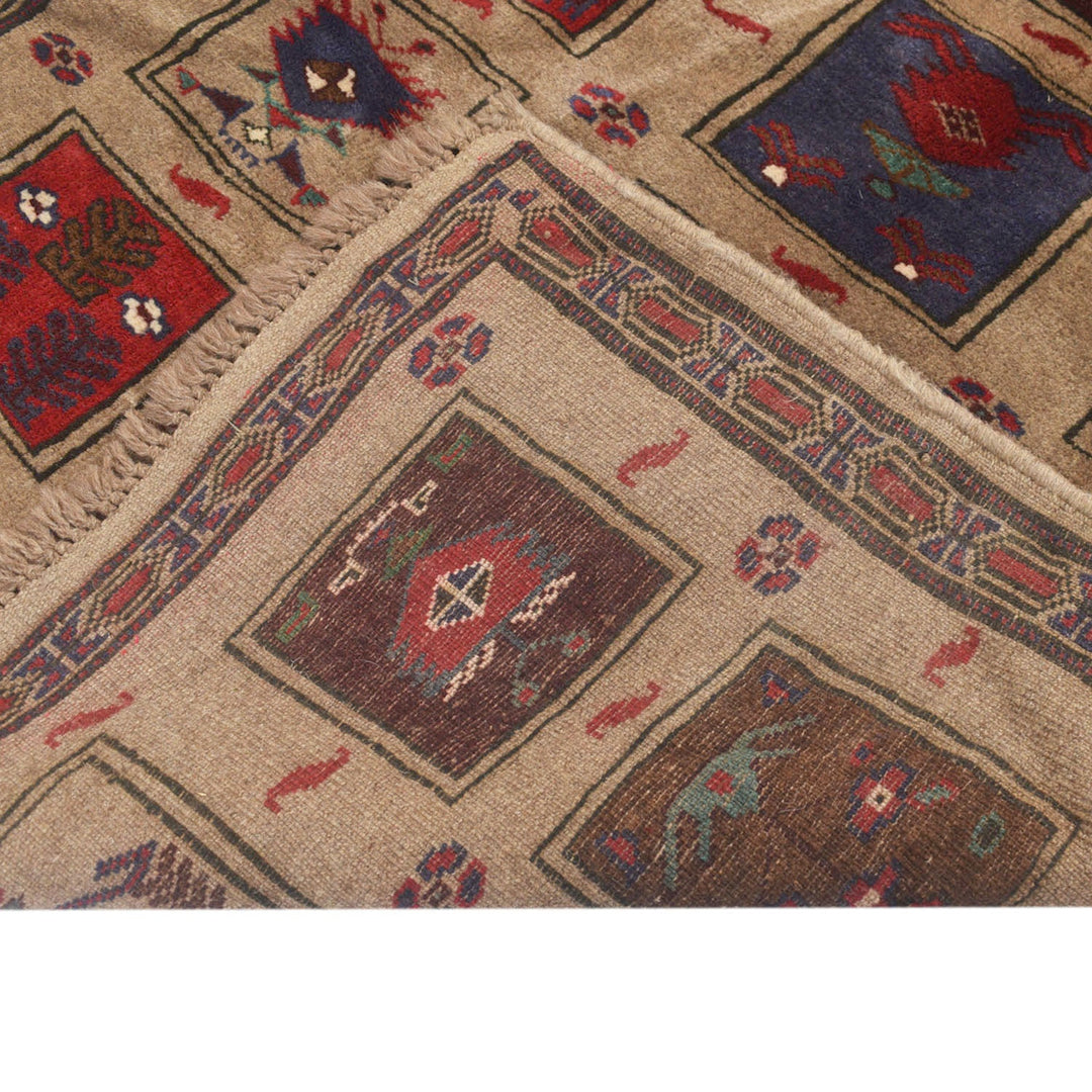 Baluchi Rug 2' 9" x 3' 9" - No. AL65629