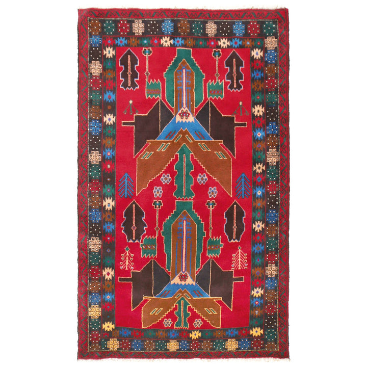 Baluchi Rug 3'8" x 6'5" - No. AL32084