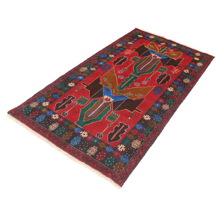 Baluchi Rug 3'8" x 6'5" - No. AL32084