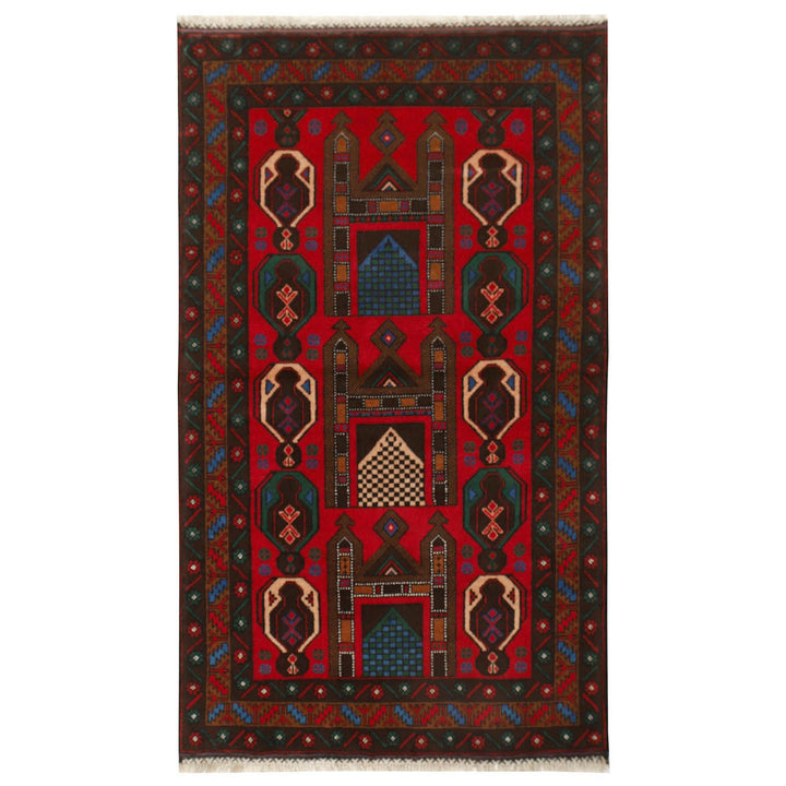 Baluchi Rug 3'6" x 6'4" - No. AL33330