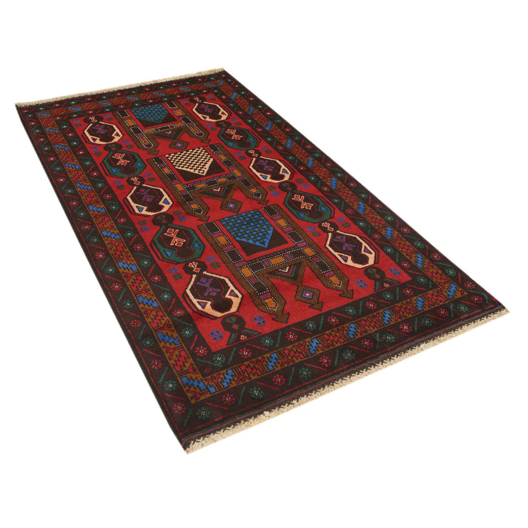 Baluchi Rug 3'6" x 6'4" - No. AL33330