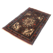 Baluchi Rug 3' x 4'5" - No. AL92275