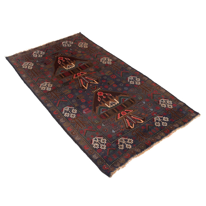Baluchi Rug 2' 7" x 4' 8" - No. AL16496