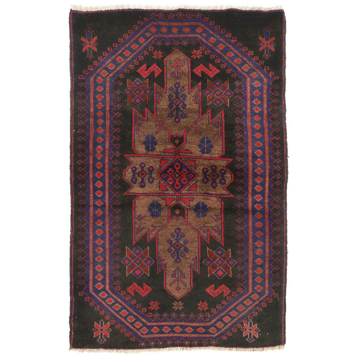 Baluchi Rug 3'3" x 5'2" - No. AL28502