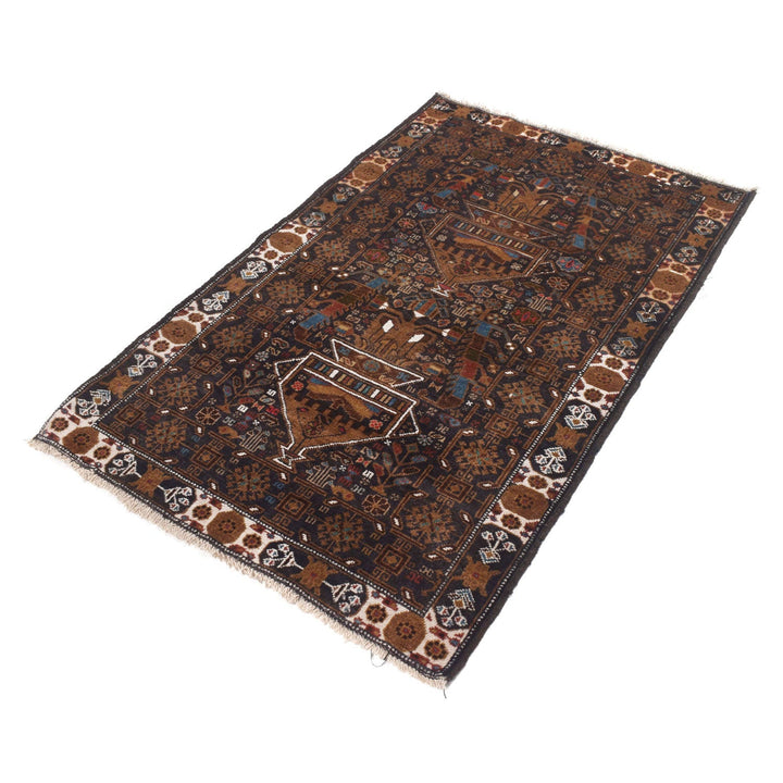 Baluchi Rug 3' 1" x 4' 8" - No. AL83663