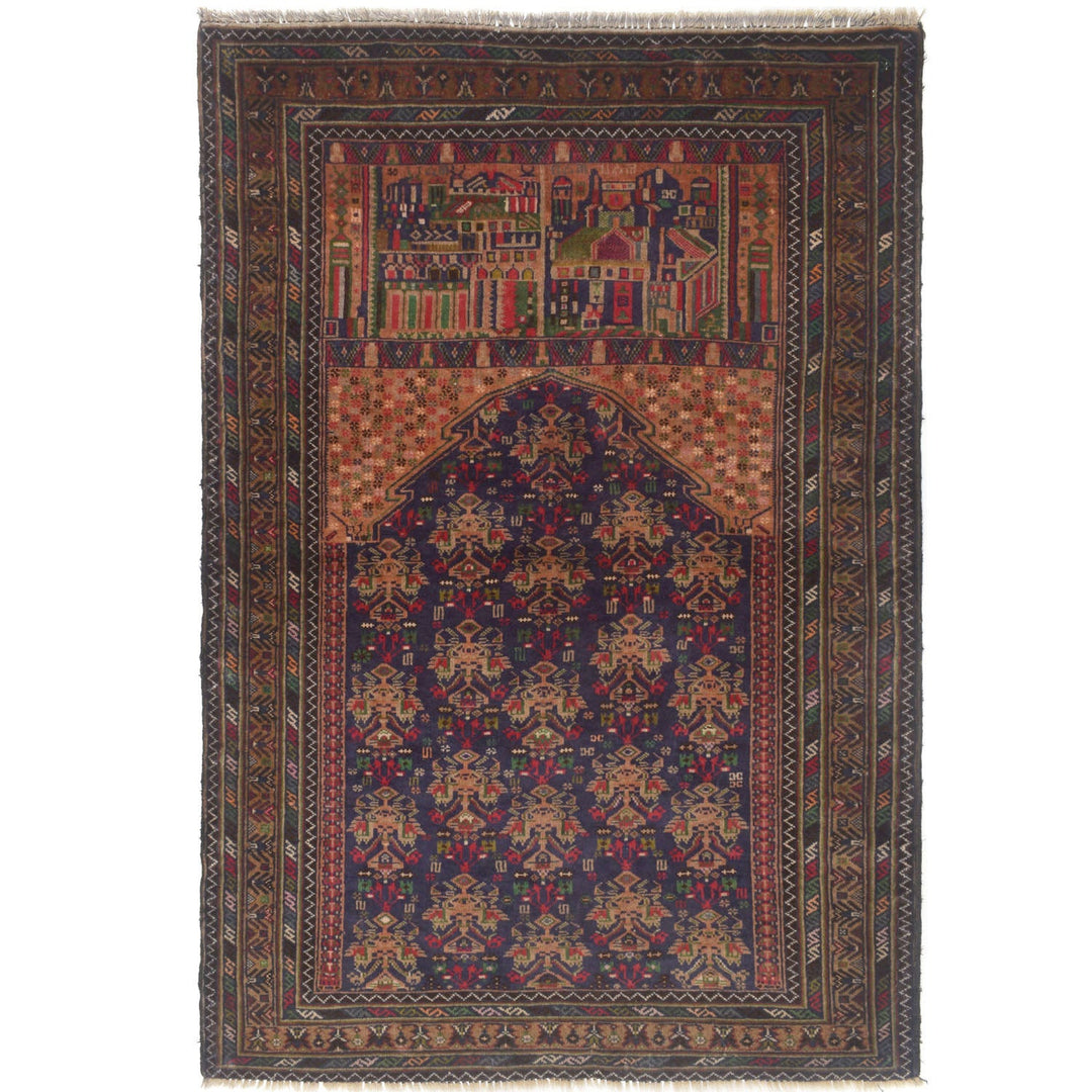 Prayer Rug 3'4" x 5'1" - No. AL80210