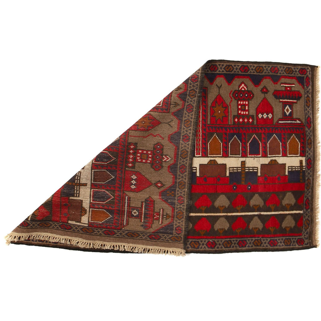 Baluchi Rug 2'8" x 4'5" - No. AL17950