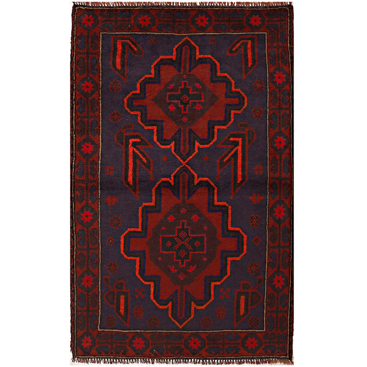 Baluchi Rug 3'1" x 4'9" - No. AL98532