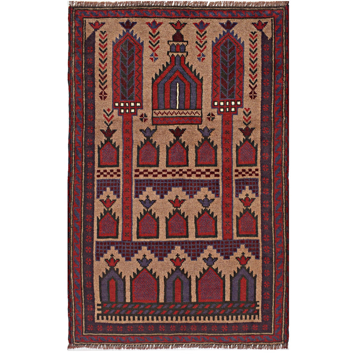 Prayer Rug 2' 9" x 4' 5" - No. AL64952