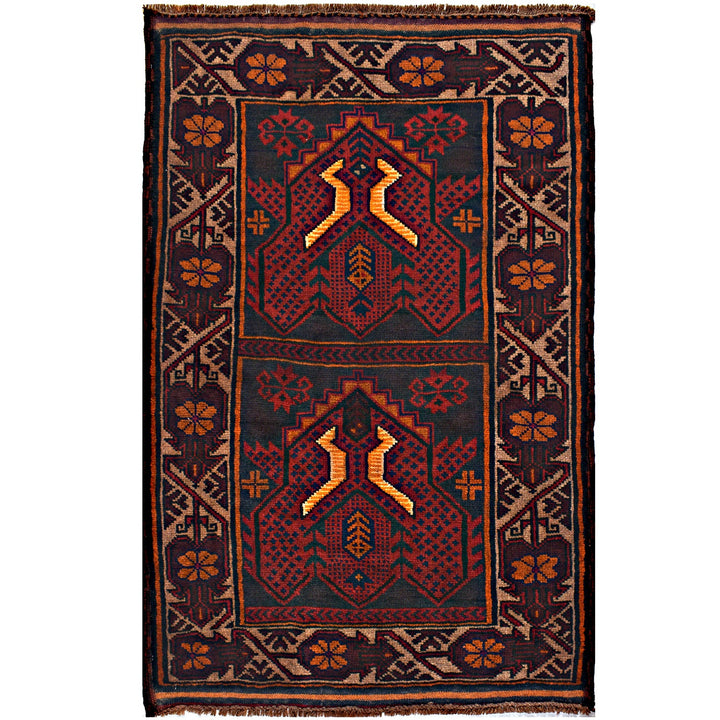 Baluchi Rug 3' 1" x 4' 5" - No. AL64106
