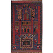 Prayer Rug 3' x 4'7" - No. AL93137