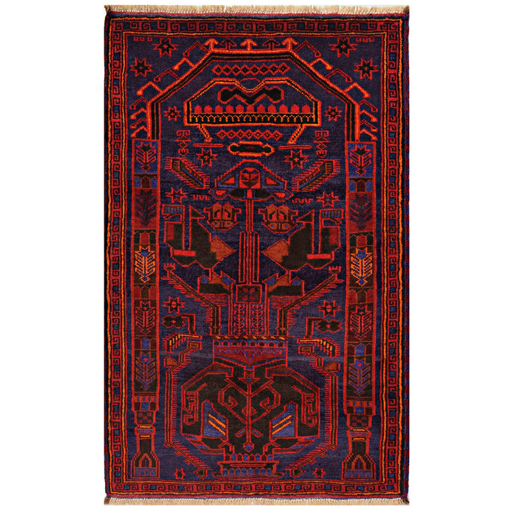 Baluchi Rug 3'2" x 4'8" - No. AL73993