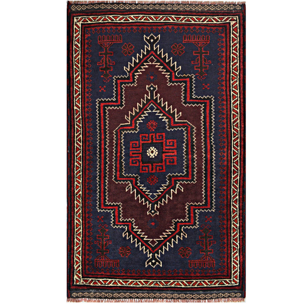 Baluchi Rug 2'8" x 4'8" - No. AL77507