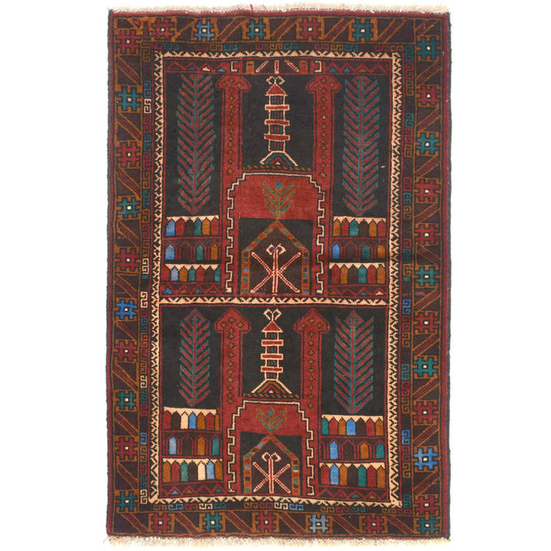 Prayer Rug 2'8" x 4'4" - No. AL10122