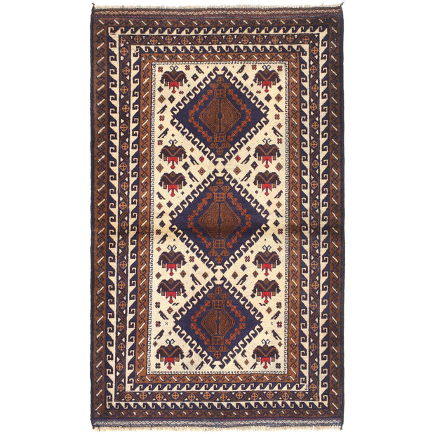 Baluchi Rug 2'8" x 4'8" - No. AL34329