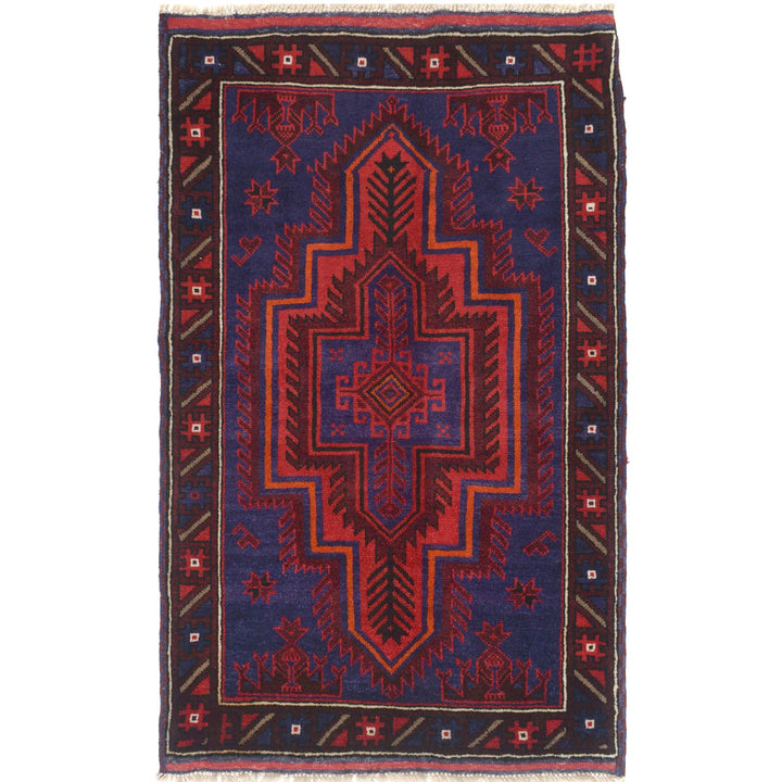 Baluchi Rug 3'1" x 5'" - No. AL13619
