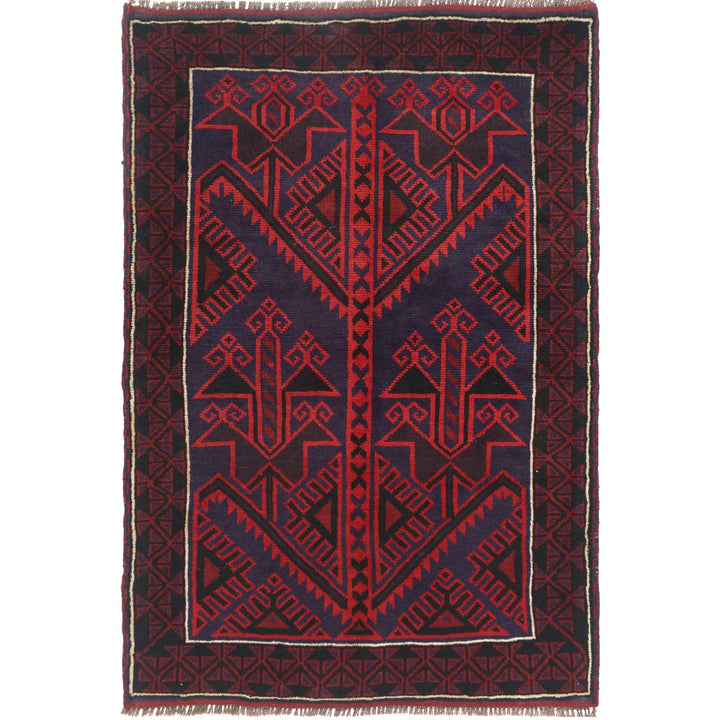 Baluchi Rug 3'2" x 4'6" - No. AL17590
