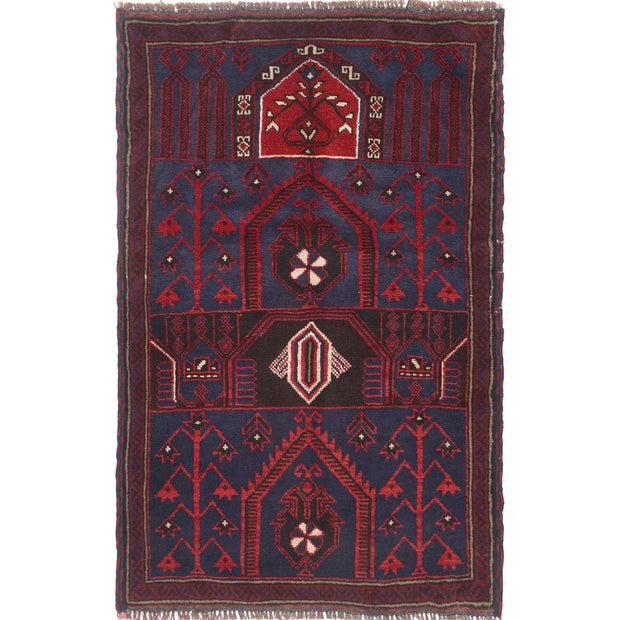 Prayer Rug 3' x 4'2" - No. AL58794