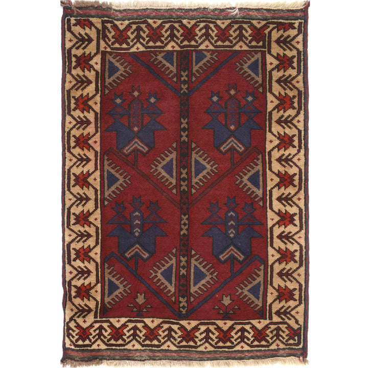 Baluchi Rug 3' 1" x 4' 5" - No. AL69741