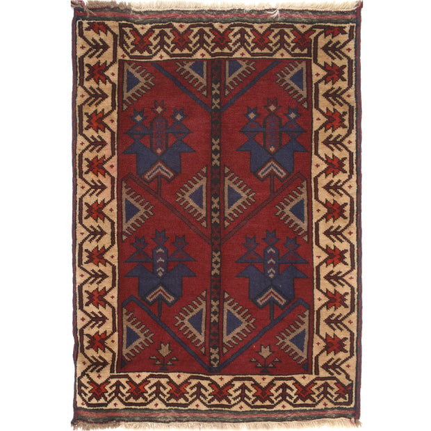 Baluchi Rug 3' 1" x 4' 5" - No. AL69741