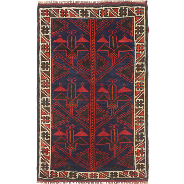 Baluchi Rug 3' " x 4' 8" - No. AL49812