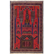 Prayer Rug 3' x 4'5" - No. AL62713