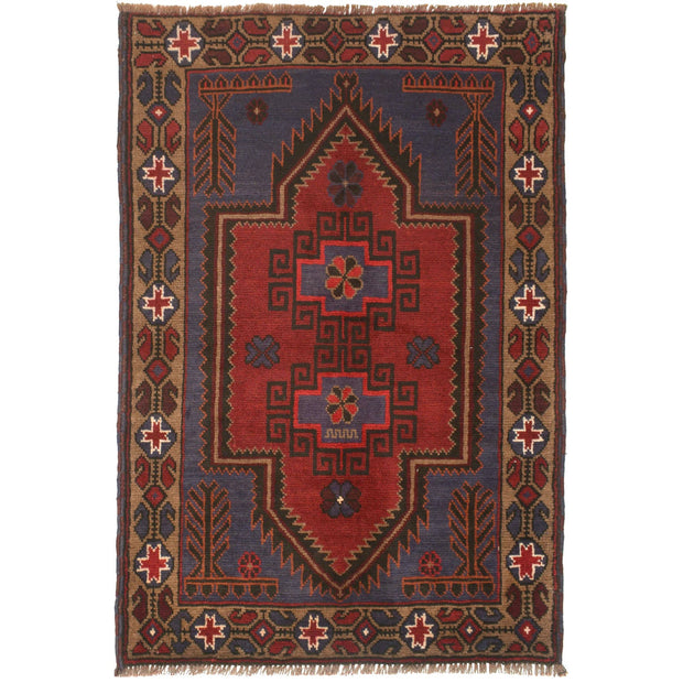 Baluchi Rug 3' 1" x 4' 5" - No. AL63062