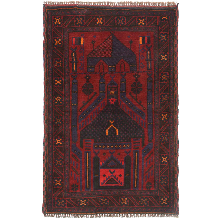 Baluchi Rug 3' " x 4' 6" - No. AL63181