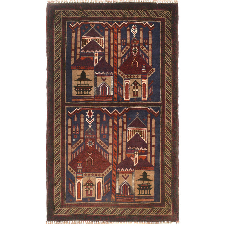 Prayer Rug 3'1" x 5'2" - No. AL54528