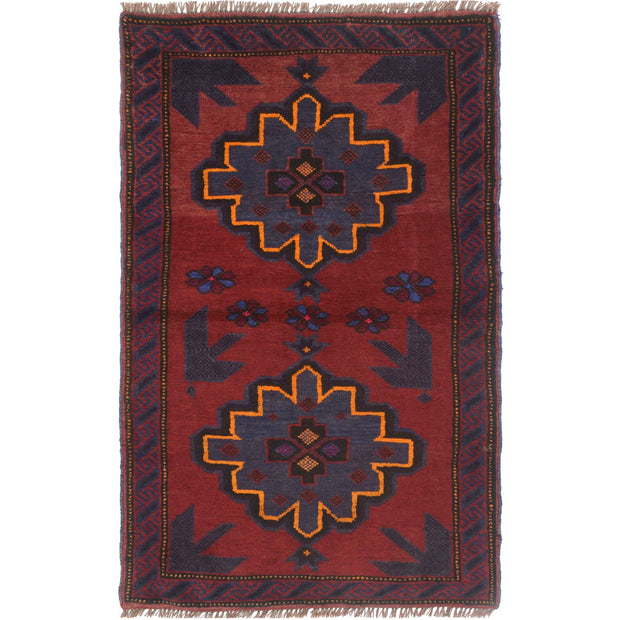 Baluchi Rug 2'9" x 5'" - No. AL26627