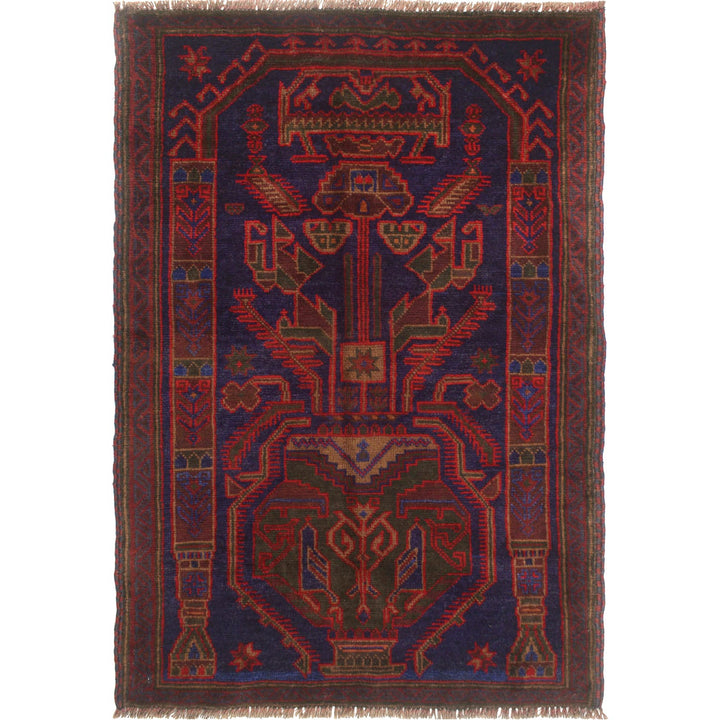 Baluchi Rug 3' 1" x 4' 9" - No. AL32693