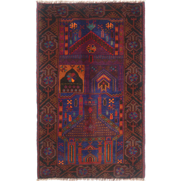 Baluchi Rug 3'1" x 5'" - No. AL85132