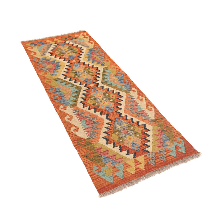 Vegetable Kilim 2' 1" x 5' 9" - No. AL23039